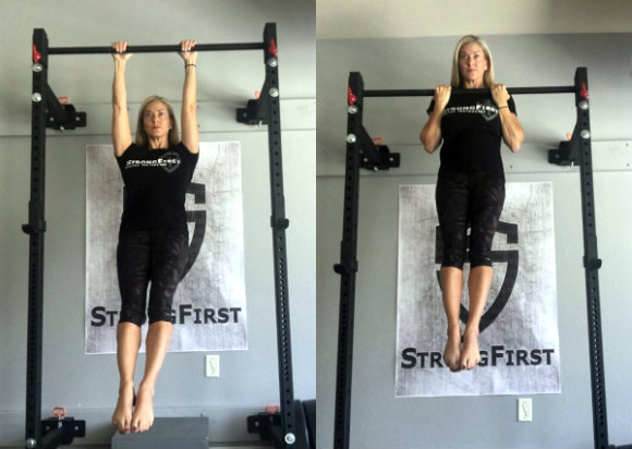 Progressions for getting your first pull-up