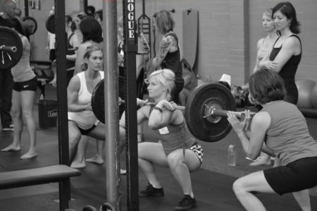 barbell front squat at SFL certification