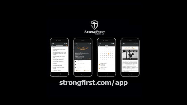 StrongFirst Training App Update
 
NEW FEATURES AND PROGRAMS
 
· Die Roll—variability feature
· Personal Best tracking in your profile
· Integrated Timer (countdown and stopwatch) with rep/set counter
· Unit preference updated
· Improved results entry for easier tracking of sessions
· Powertrain KB GSQ and TA swing practice
· Reload 1—Apply Fabio and Pavel’s Reload program
 
START YOUR FREE TRIAL! >>> strongfirst.com/app (or the link in in the bio)

—

FREE CONTENT

· Lifetime access to free content
· Over 25 weeks of programming and practices
· Strength practices
· Exercise library (120+ videos)
· 7-Day Trial period to test drive StrongFirst style programming
 
Practices 
· Mobility Complex
· Bodyweight Strength Aerobics
· Kettlebell Strength Aerobics
· Simple & Sinister 2.0—Timeless Simple
· Fighter Pullup Program 1.0 based on the 3RM
· Fighter Pullup Program 1.0 based on the 5RM
· Powertrain GSQ and TA Swing
 
Programs
· Kettlebells and Deadlifts Part I 
· Kettlebells and Deadlifts Part II 
· Total Tension Kettlebell Complex
· Swing + Press Sandwich—Part I
· Swing + Press Sandwich—Part II
· No Distractions: The Occam’s Razor Training Plan
—
 
PREMIUM CONTENT

· All Free content
· 120+ exercise videos
· Premium Practices
· Premium Programs (100+ weeks of programming)
· Programs added every 6-8 weeks
 
Practices 
· The Fighter Pullup 2.0
· Moving Target Double Kettlebell Complex
· Moving Target Kettlebell Complex
· Power to the People 2.0—Barbell Bench Press & Back Squat
· Power to the People 2.0—Barbell Military Press & Deadlift
· “The Powertrain”
 
Programs
· Kettlebell Military Press Strength Plan
· Double Kettlebell Program—Squat-Press-Pull
·  Escalating Volume (EV)—The 5RM Zercher squat & Bridge Floor Press Program (
· Foolproof Cycle 2.0
· Back Squat & Bench Press Wave Cycle 
· Deadlift & Military Press Wave Cycle 
· SFG I prep program 
· Simply Strong Plan
· The SF 930 Plan—Military Press and Tactical Pullup 
· One-arm Pushup Program
·“ABC”—All Bases Covered
 
START YOUR FREE TRIAL! >>> strongfirst.com/app (or the link in in the bio)

#strongfirst #app #trainingapp #kettlebell #barbell #bodyweight #strength #bestrongfirst