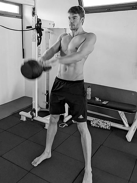 The two-arm kettlebell swing